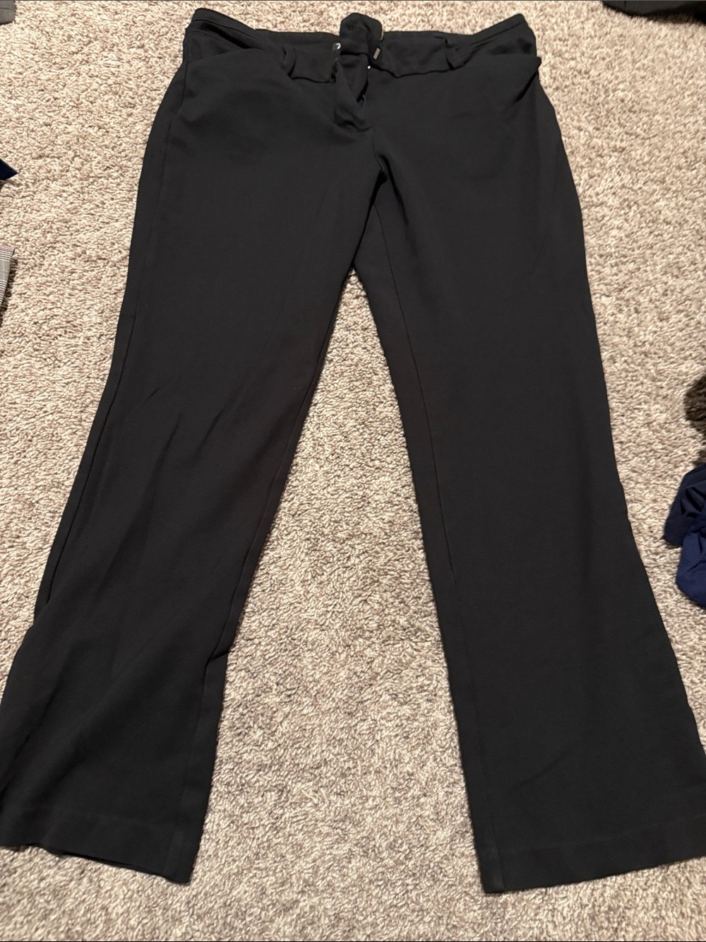 New York & Company Black Boot-Cut Dress Pants
